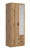 Riidekapp Montana MT02, tamm evoke