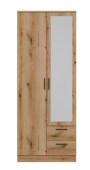Riidekapp Montana MT02, tamm evoke