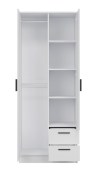 Riidekapp Montana MT02, valge