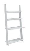 Riiuliga kirjutuslaud Rack RAC-01 (tamm valge)