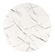 Klaasist lauaplaat (valge marmor)