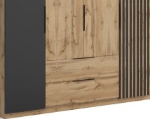 Riidekapp Kris KR-1 ilma peeglita