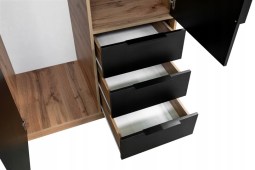 Riidekapp Bali Lux D2, seest