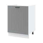 Põrandakapp/saarekapp Lora DW6 (hall/valge) 