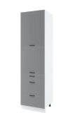 Kõrge kapp Lora SPD6/3/225,7 (hall/valge)