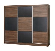 Riidekapp Cordoba 250 (tamm Sterling/pruun betoon)