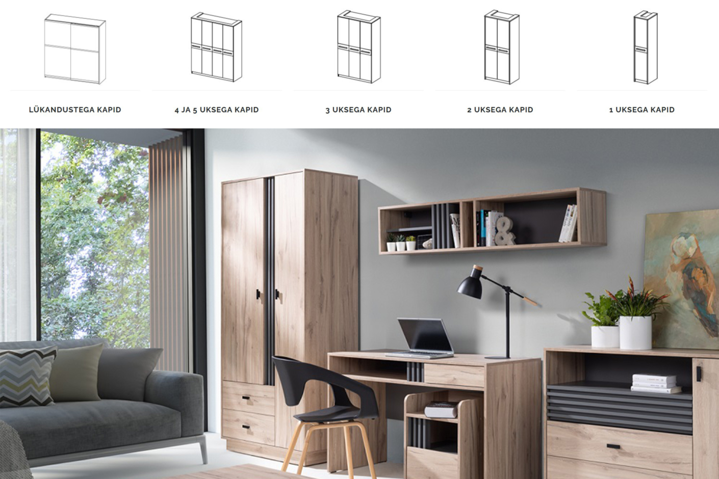 Riidekapid lukanduksed