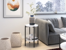 Diivanilaud Sigma D SM-04, valge matt (44,2/44,2/61)/Laos kohe olemas