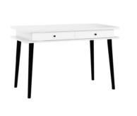 Kirjutuslaud Dolce DOL-02, valge/läikiv valge (120/68/76)