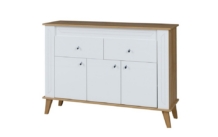 Kummut 125 Sonia SN-9, tamm Grand/läikiv valge (124/44/90)/Laos kohe olemas