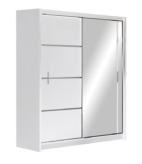 Riidekapp Vista (180/61/215) valge