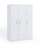 Riidekapp Bono BO23 (135/65/202,5) (valge)