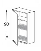 Nõuderestikapp Kammono F BWS60.1/90 (sügav)