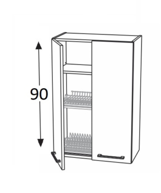 Seinakapp Kammono K2 BWS.../90 (sügav)