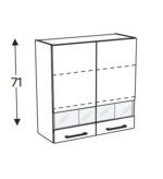 Seinakapp Kammono K2 BWW80/71 (sügav)