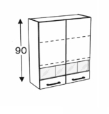 Seinakapp Kammono K2 BWW80/90 (sügav)