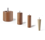 Ümarad puitjalad (4 tk./kpl)