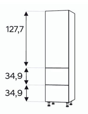 Kõrge kapp Kammono L4 SD...ST2/71 (199 cm)
