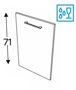 Nõudepesumasina uks Kammono M4 FZMYW...