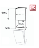 Kapp Kammono L4 NWPKD60.1SS/71 (128 cm)