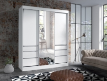 Riidekapp Haiti (180/65/216) (valge)