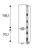 Kõrge kapp Kammono F SCMAX30/61 (189 cm)
