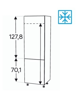 Kõrge kapp Kammono L4 SL60/71 (199 cm)