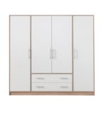 Riidekapp Smart SR1 tamm sonoma/valge (200/56/190)