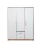 Riidekapp Smart SR2 tamm sonoma/valge (150/56/190)