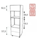 Kõrge kapp Kammono L4 SPM60/61 (189 cm) 1 stories virtuemart product spm60 kammonol4 mobecor7