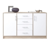 Kummut Smart SRK1 tamm sonoma/valge (140/40/84)