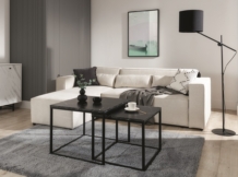 Diivanilaua komplekt Veroli VR-06, must marmor