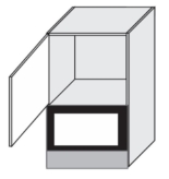 Seinakapp Tivoli W4MK/60 mikrolaineahjule