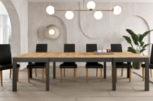 Pikendatav söögilaud Wenus, t. craft/must (90*160/300)