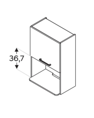 Seinakapp Kammono WOM60/90 (mikrolaineahjule)