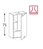 Õhupuhastikapp Kammono KC2 WP3 60.1/71 + õhupuhasti P3