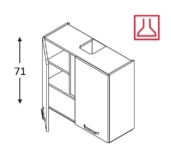 Õhupuhastikapp Kammono KC2 WP8C80/71 + õhupuhasti P8
