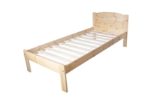 Täispuidust voodi kõrge peatsiga 80*200