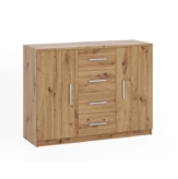 Kummut Bono K2D4SZ BO-01, tamm artisan (120/40/90)