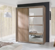 Riidekapp Leo (180/66/217)(tamm sonoma)