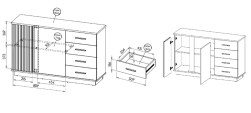 Kummut Lamelo La6 joonis