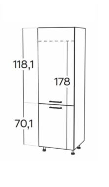 Kõrge kapp Kammono SL60