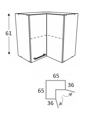Nurgakapp Kammono K2 BWRP65/61 (sügav)