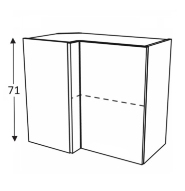 Nurgakapp Kammono L4 WRP70*40/71, uks avaneb vasakule