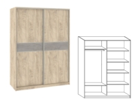 Riidekapp Puerto 160A (160/65/216)