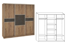 Riidekapp Puerto 220C (220/65/216)