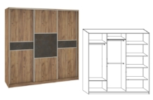 Riidekapp Puerto 220D (220/65/216)