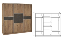 Riidekapp Puerto 240C (240/65/216)