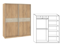 Riidekapp Puerto 180B (180/65/216)