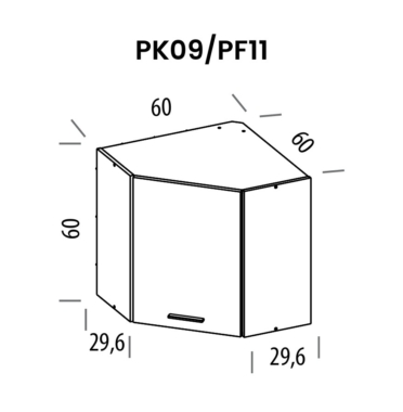 Seinakapp/nurgakapp Pati PK09/PF11 joonis